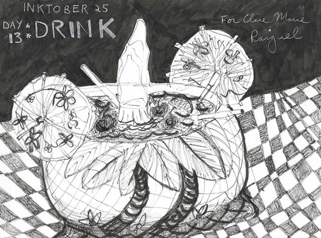 Inktober Day 13: Drink