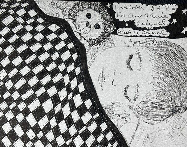 Inktober Week 12: Covered