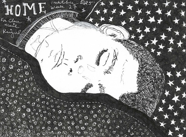 Inktober Week 27: Home