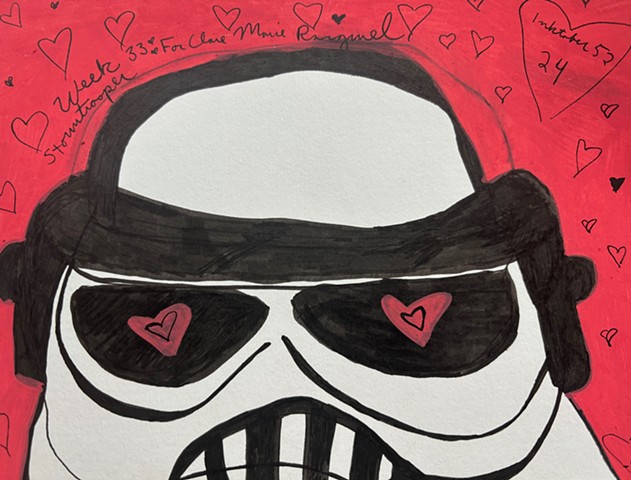 Inktober, Week 33: Stormtrooper