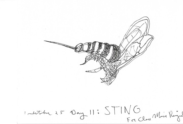Inktober Day 11: Sting
