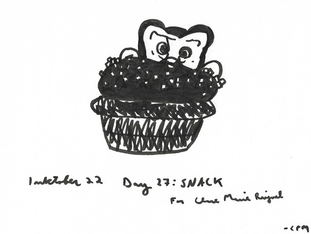 Inktober Day 27: Snack