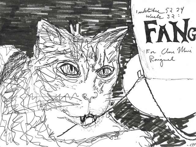 Inktober, Week 32: Fang