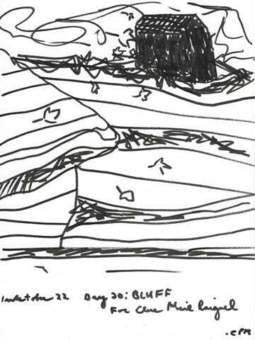 Inktober Day 20: Bluff