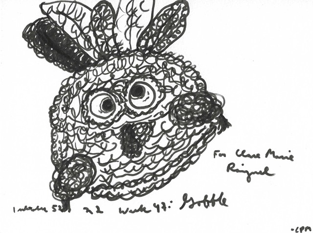 Inktober Week 47: Gobble