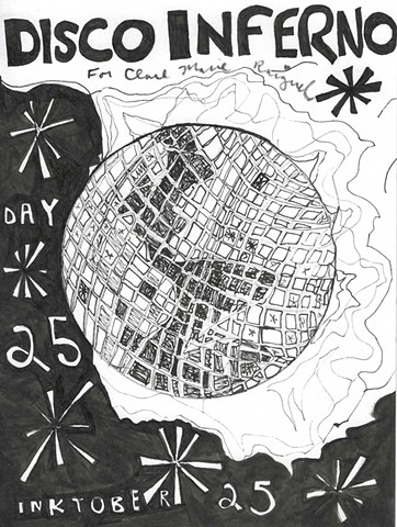 Inktober Day 25: Inferno