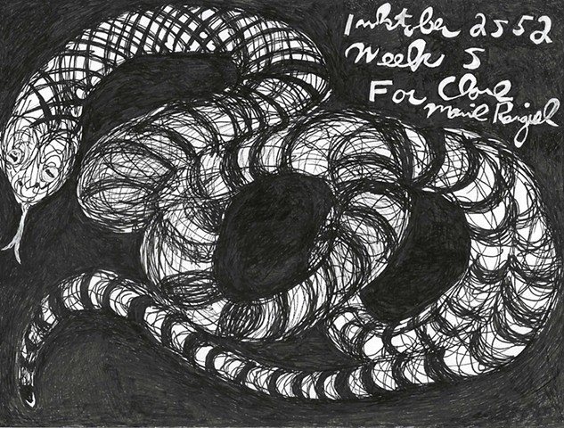 Inktober, Week 5: Zoo