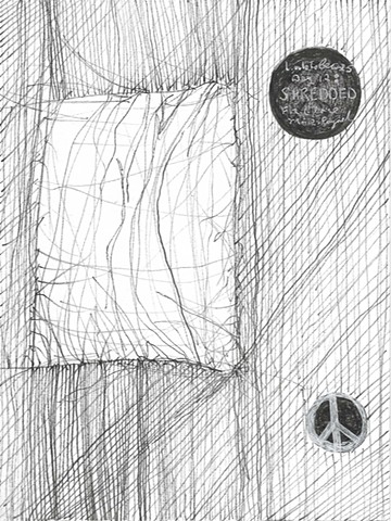 Inktober Day 12: Shredded