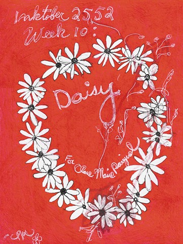 Inktober, Week 10: Daisy