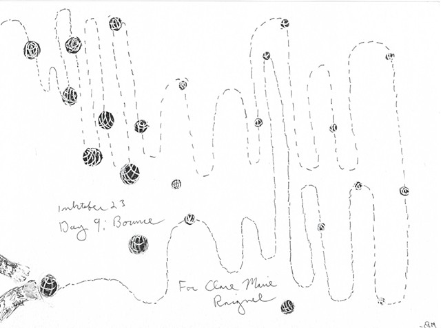 Inktober Day 9: Bounce