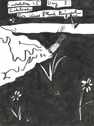 Inktober Day 8: Reckless