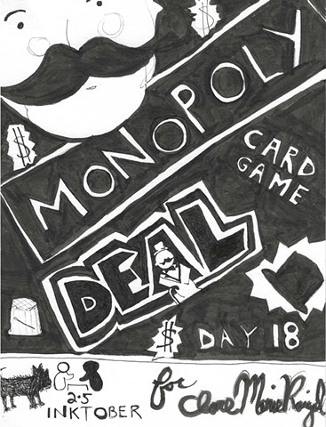 Inktober Day 18: Deal