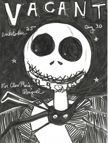 Inktober Day 30: Vacant