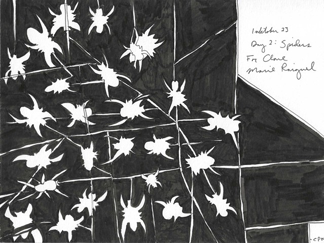 Inktober Day 2: Spiders