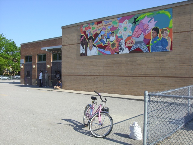 Boone Mural- installed, side view