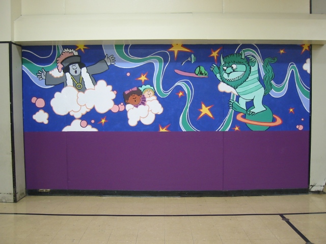 Pulaski Lunchroom Mural- panel 7