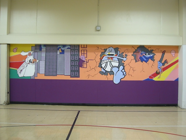Pulaski Lunchroom Mural- panel 2