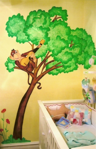 Nursery Mural- detail