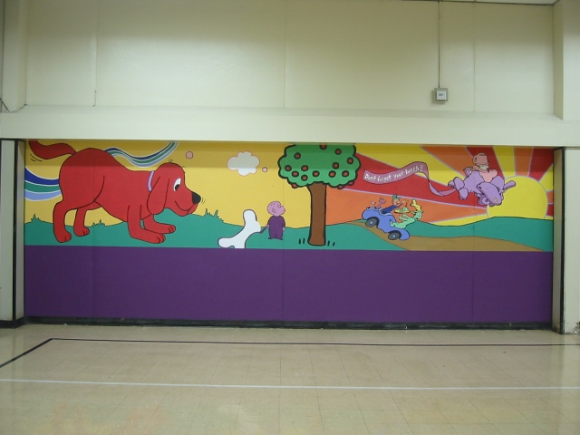 Pulaski Lunchroom Mural- panel 1