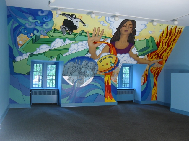 Fourth Pres Mural- side view