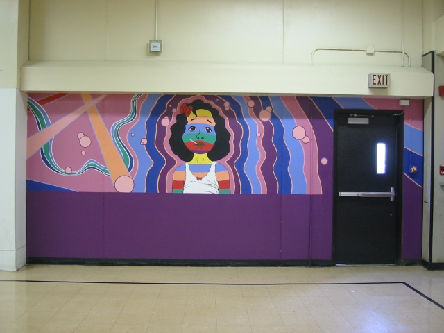 Pulaski Lunchroom Mural- panel 3