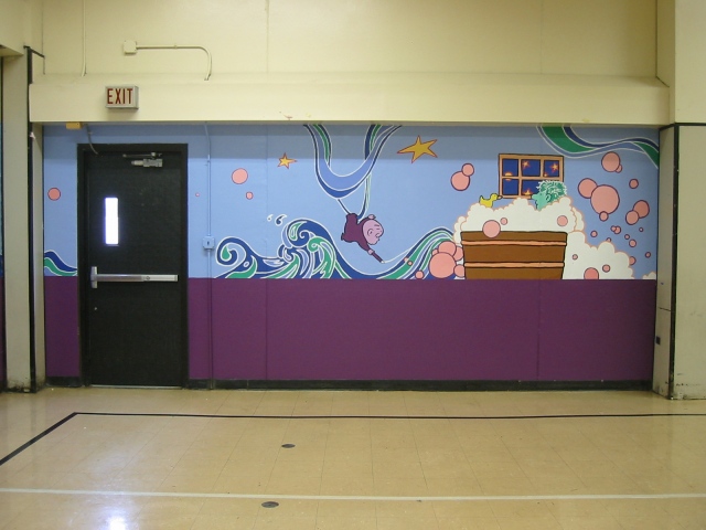 Pulaski Lunchroom Mural- panel 6