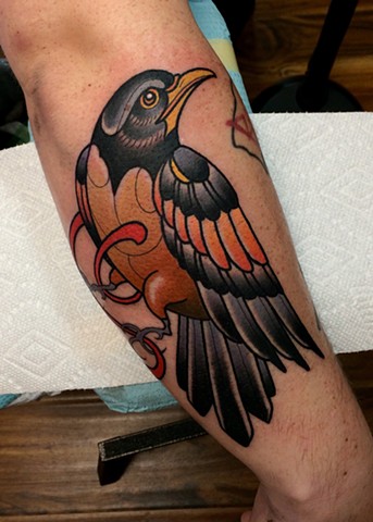 bird tattoo by dave wah at stay humble tattoo company in baltimore maryland the best tattoo shop in baltimore maryland