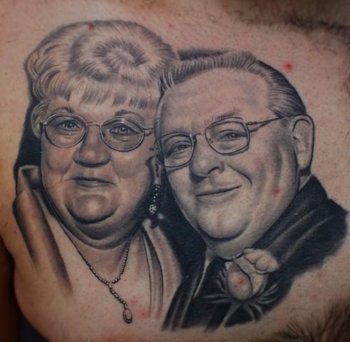 portrait tattoos by dave wah