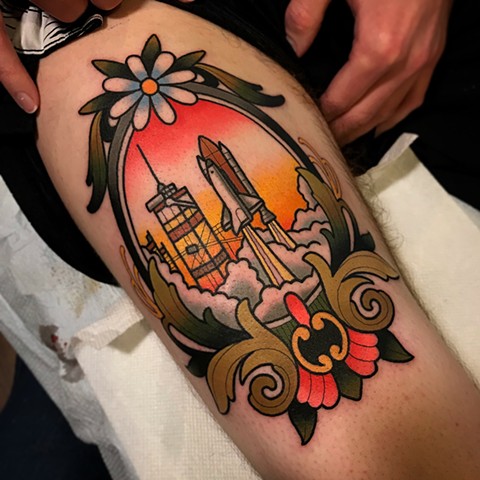 cape canaveral tattoo by dave wah at stay humble tattoo company in baltimore maryland the best tattoo shop and artist in baltimore maryland