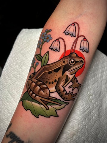 toad tattoo by dave wah