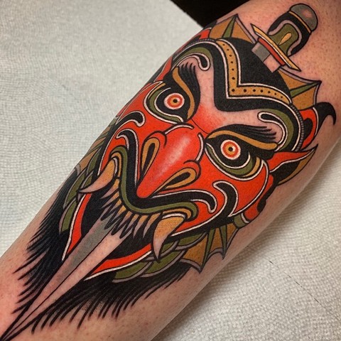 DEVIL TATTOO BY DAVE WAH