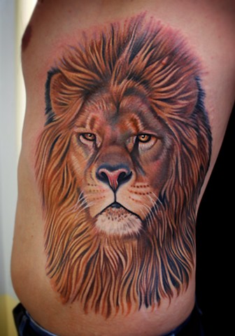 Lion tattoo  by dave wah