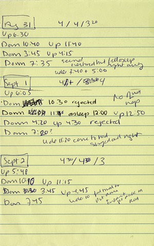 August from the series Nap Math (2019-2020)