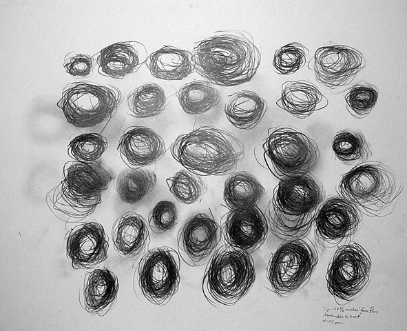 Knee Drawing
(part 1 of diptych)