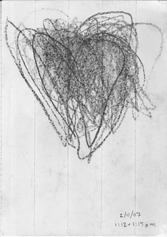 Business Hearts:  2/11/07, 1:12 - 1:15 am
(side 2 of double-sided drawing on perforated paper)
