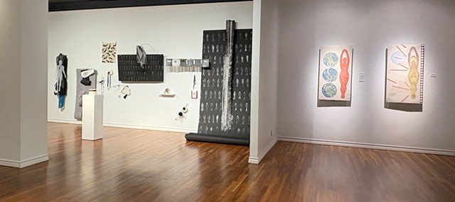 I’m a Big Black Dog (installation and prints from Sky Diver series at the Longview Museum of Fine Arts