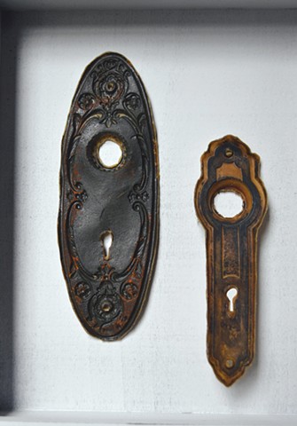 letters from a domicile (door knobs and plates)