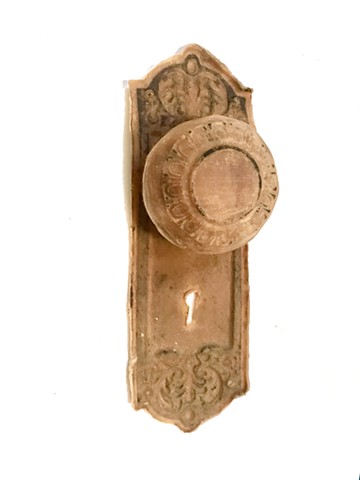 letters from a domicile (door knobs and plates)
