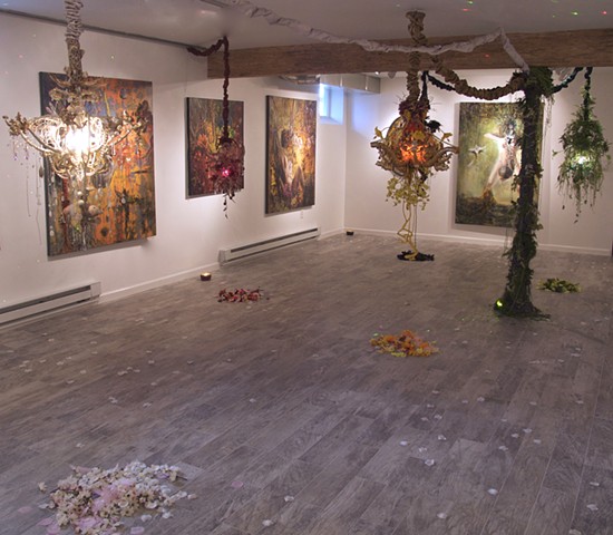 Alchemical Perception: Voices,Vimanas,Vibrations installation view 1