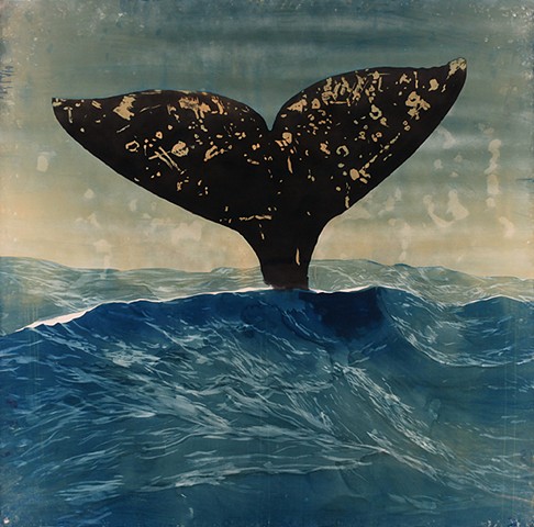 whale tail (deep water)