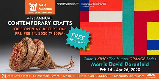 Exhibition Announcement: 41st Annual Contemporary Crafts - February 14 to April 19, 2020