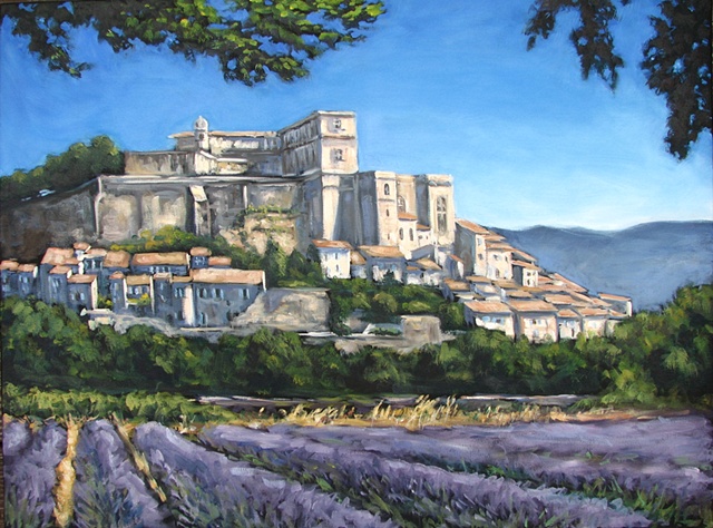 lavender provence oil painting carrie mitchell