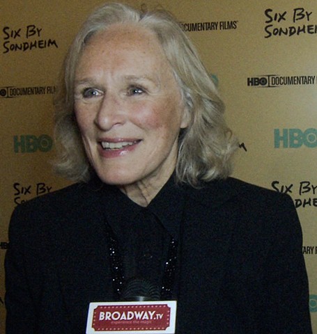 Academy Award Winner Glenn Close Interview about HBO's Six by Sondheim for Broadway TV