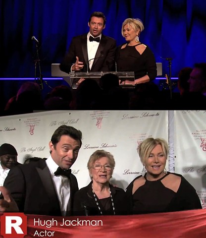 Hugh Jackman Red Carpet Interview and Awards Night