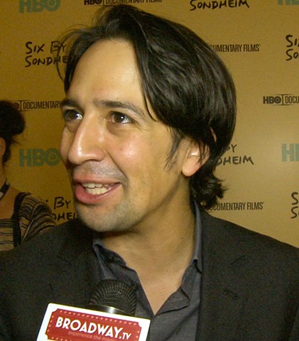 Hamilton Creator Lin Manuel Miranda Interview for Broadway TV