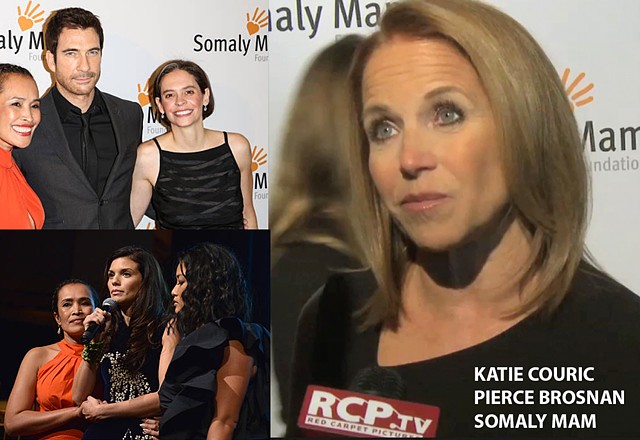 Katie Couric, Pierce Brosnan, Somaly Mam Foundation