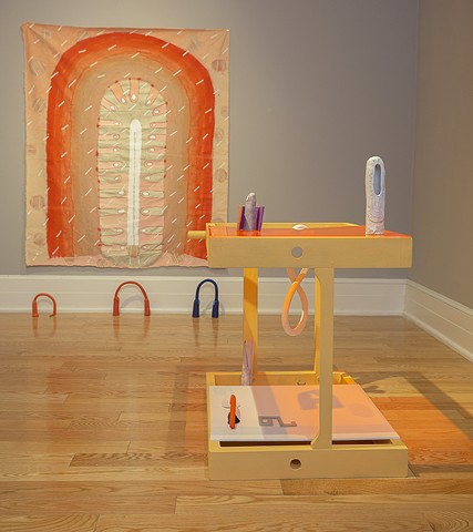 Day Artifact (foreground) and Day Order (Background). Installation view