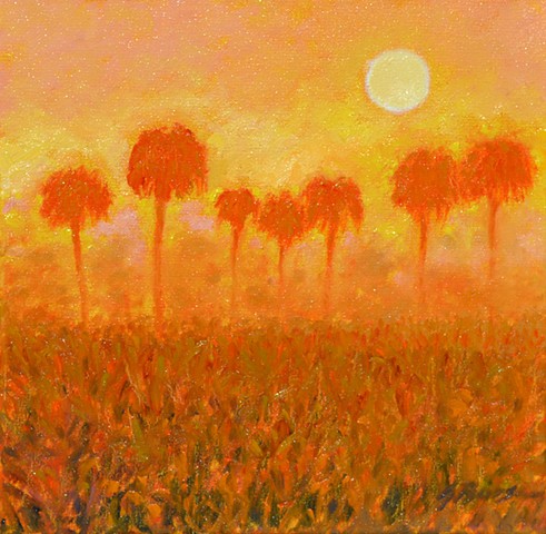 Morning Fog painted by Florida artist Gary Borse