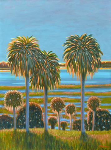 Sunrise Suite II painted by Florida Artist Gary Borse is available at Micanopy Trading Outpost Micanopy FL