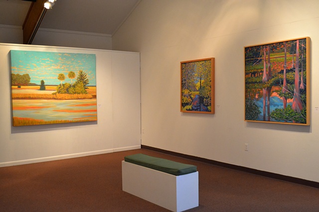 Gary Borse paintings at the Ormond Memorial Art Museum n Ormond Beach Florida